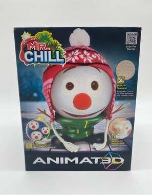 ANIMAT3D Mr. Chill Singing Talking Animated Snowman Projector 9in